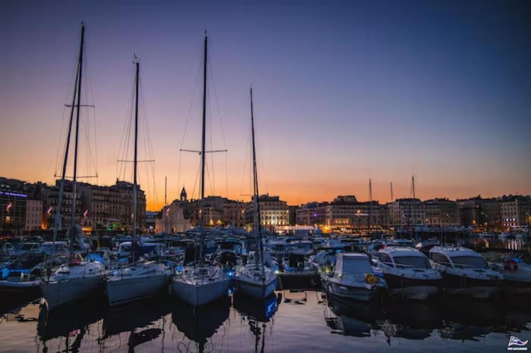 Vue Mer Le Panoramique Vieux-Port De Marseille Eksteriør bilde